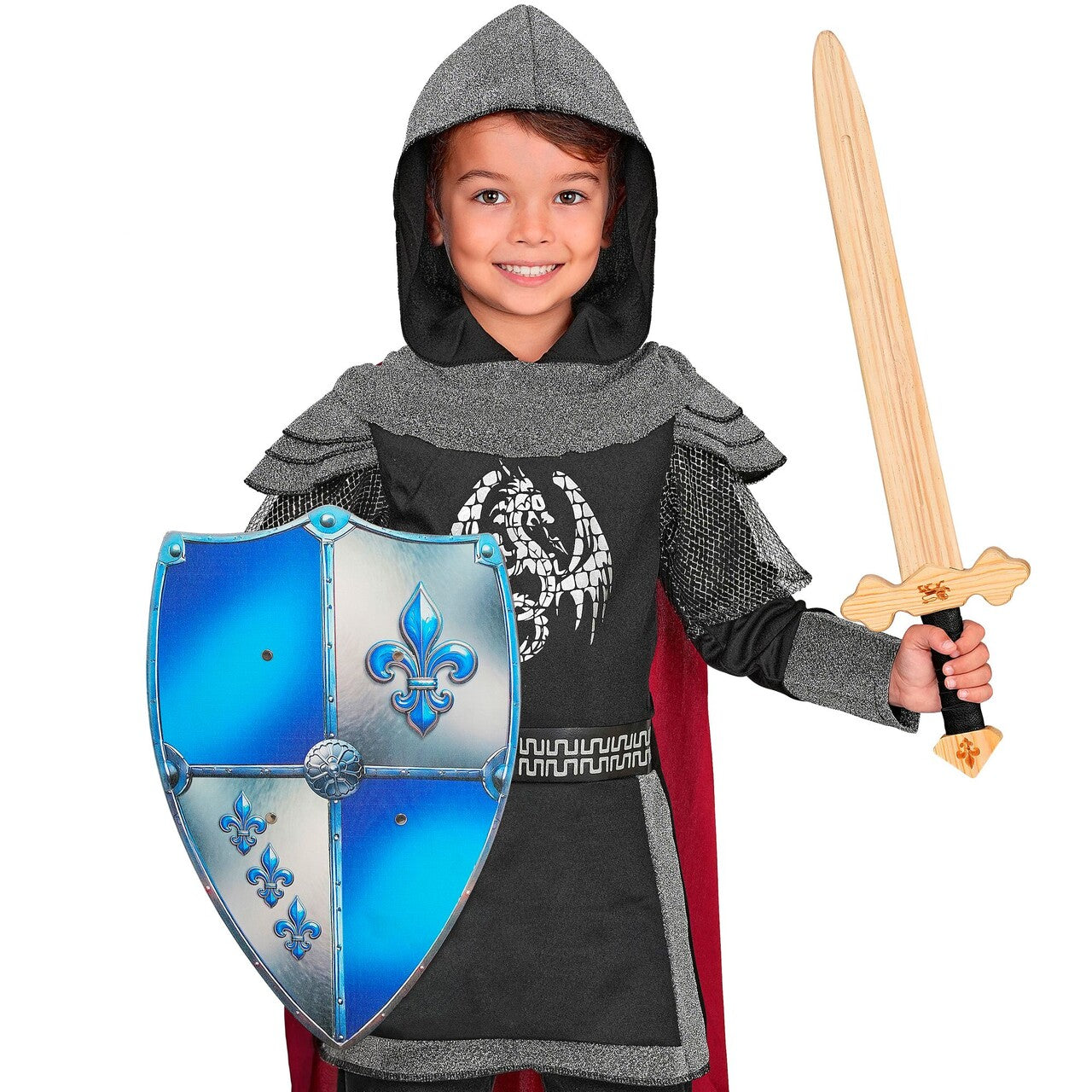 Op deze afbeelding zie je een Accessoires, van het merk Widmann. Ridderschild Hout Blauw