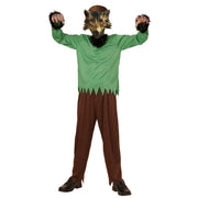 Op deze afbeelding zie je een Kostuums, van het merk Widmann. Funky Weerwolf Jongen Kostuum