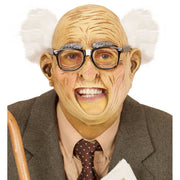 Op deze afbeelding zie je een Accessoires, van het merk Widmann. Lieve Opa Masker Opa Met Haar, Open Mond