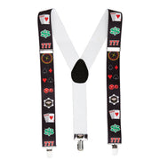 Op deze afbeelding zie je een Accessoires, van het merk Widmann. Raderboot Bretels Poker