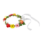 Op deze afbeelding zie je een Accessoires, van het merk Widmann. Flower Girl Bloemenkroon Met Lint