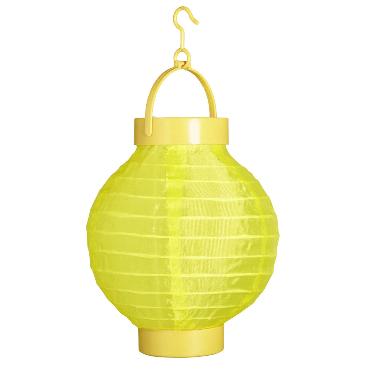 Op deze afbeelding zie je een Decoratie, van het merk Widmann. Feestelijke Lampion Met Licht 15 Centimeter Geel