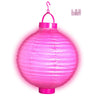 Festliche Laterne Mit Licht 30 Zentimetern Rosa