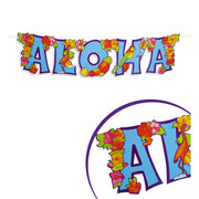 Op deze afbeelding zie je een Decoratie, van het merk Widmann. Hawaii Aloha Slinger, 3 Meter