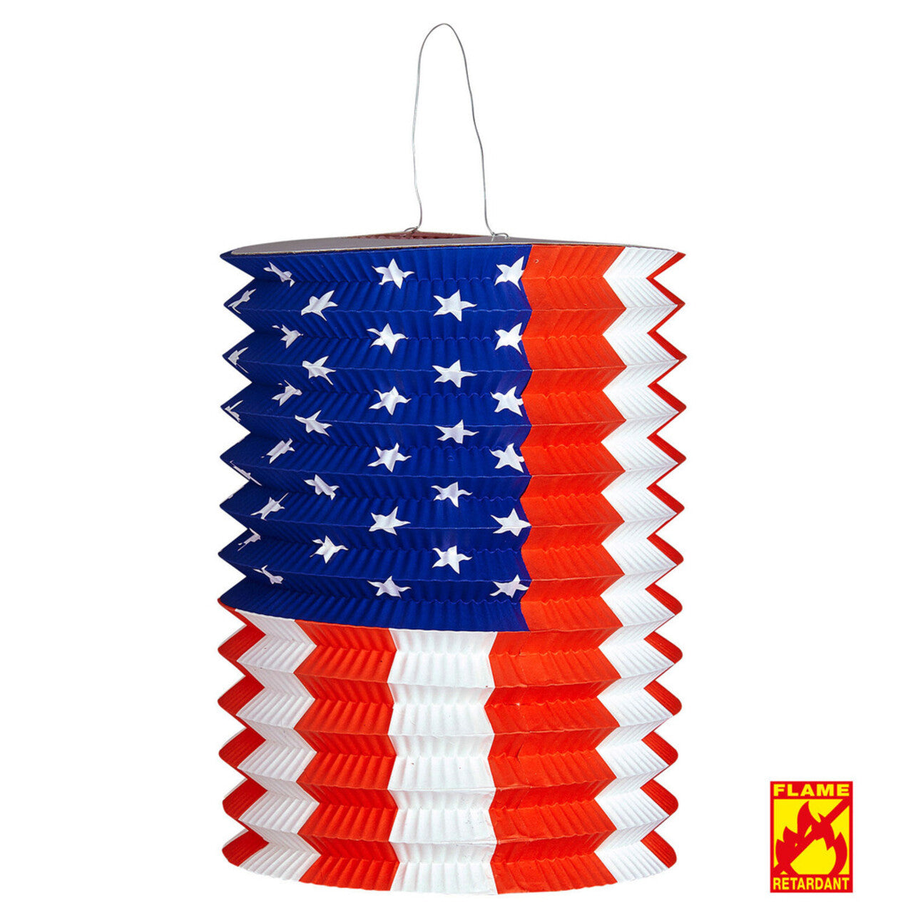 Op deze afbeelding zie je een Decoratie, van het merk Widmann. Feestelijke Lampion USA