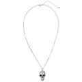 Silberne Totenkopf-Horror-Kette