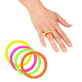 Neon Rock Chick Ringe 4er-Set