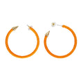 Rock Chick Ohrringe Neon Oranje