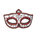 Mexikanische Augenmaske Día De Los Muertos Schwarz & Rot