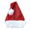 X-Mas Fever Santa Hut Glitter, Rot