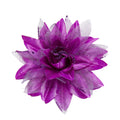 Tropische Glitzerblume Haarclip, Lila