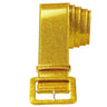Glamour Glitzer Gürtel 120 Zentimeter Gold