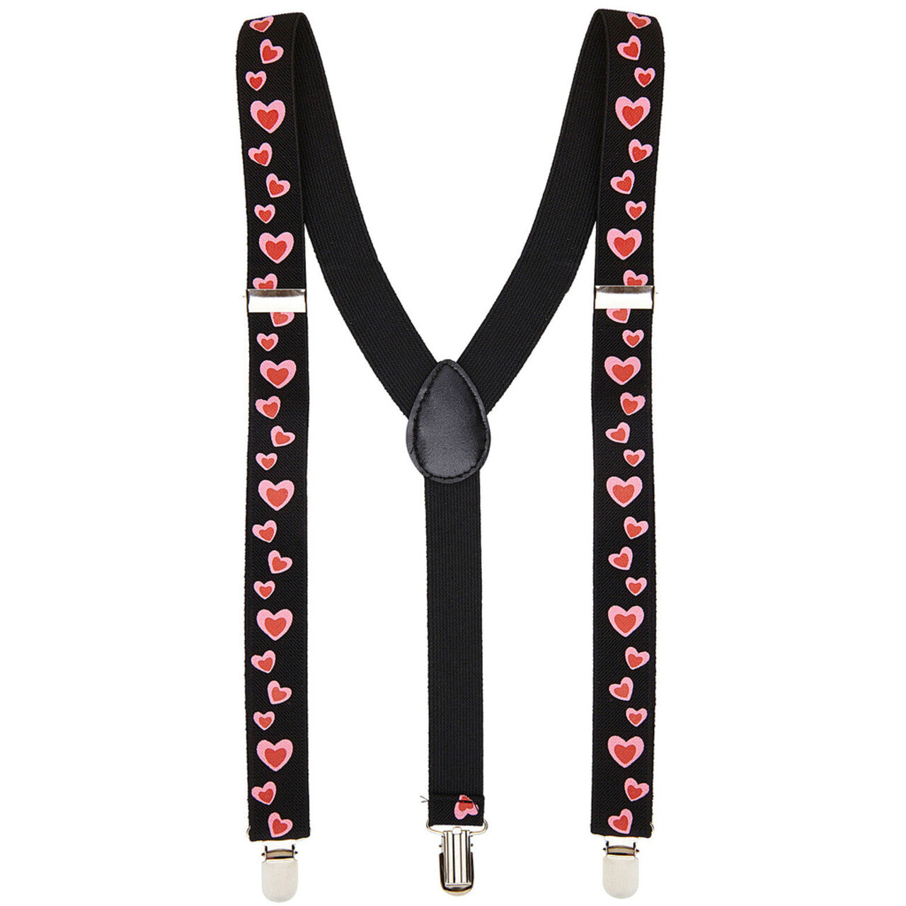 Op deze afbeelding zie je een Accessoires, van het merk Widmann. Valentijn Bretels Hartjes