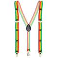 Rasta Bretels Jamaika Mit Marihuana -Blättern