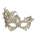 Fantasie Augenmaske Spitze, Antikgold Barock