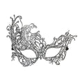 Fantasie Augenmaske Spitze, Antik Silber Barock