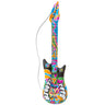 Hippie Aufblasbare Groovy-Gitarre 105 Cm