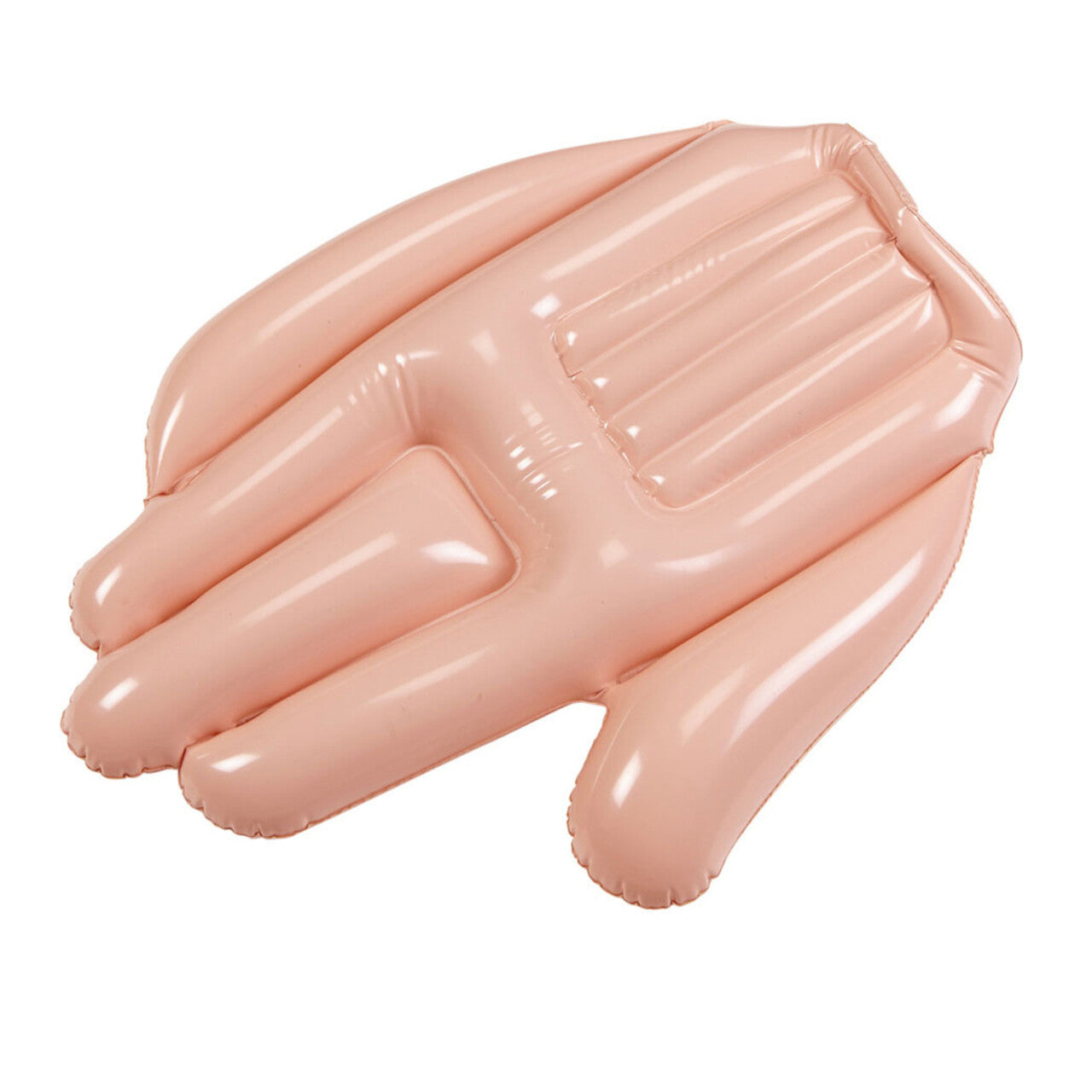 Op deze afbeelding zie je een Accessoires, van het merk Widmann. Supporter Opblaasbare Hand, 50 Centimeter