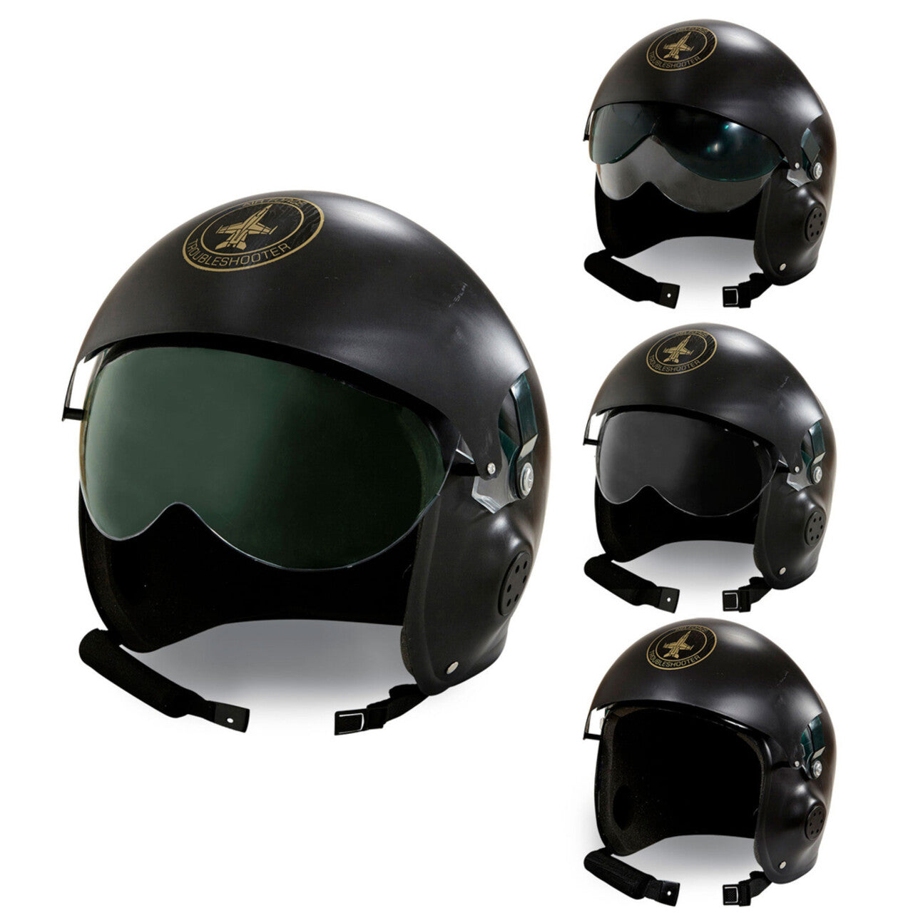 Op deze afbeelding zie je een Accessoires, van het merk Widmann. Stoere Helm Straaljager Piloot