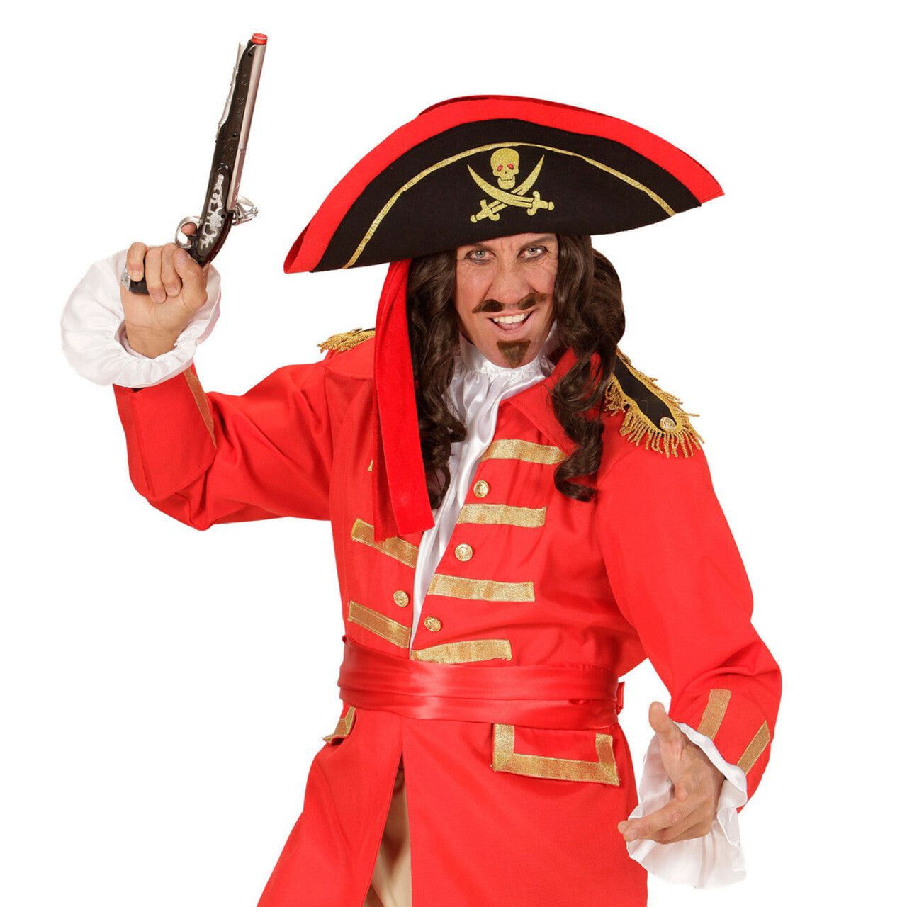 Op deze afbeelding zie je een Accessoires, van het merk Widmann. Klassiek Piratenpistool Met Geluid