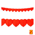 Valentinstag Girlande Hartjes, 3mtr, Bv