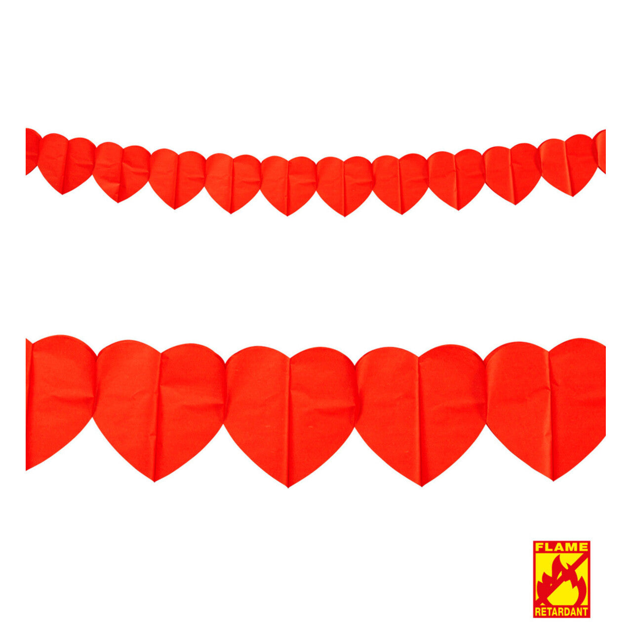 Op deze afbeelding zie je een Decoratie, van het merk Widmann. Valentijn Slinger Hartjes, 3mtr, Bv