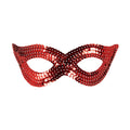 Erotica Augenmaske Pailletten, Rot