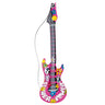 Witzige Hippie-Flower-Power-Gitarre Aufblasbar 105 Cm