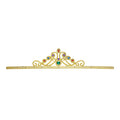 Basic Goldkrone Mit Schmucksteinen
