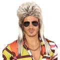Brandon Perücke Vokuhila 80er Blond