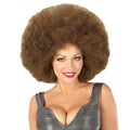 Funky Soul Perücke, Afro XXL Braun