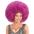 Soul Diva Perücke, Afro Extra Groß Lila