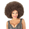 Soul Diva Perücke, Extra Großer Afro, Kaffeebraun