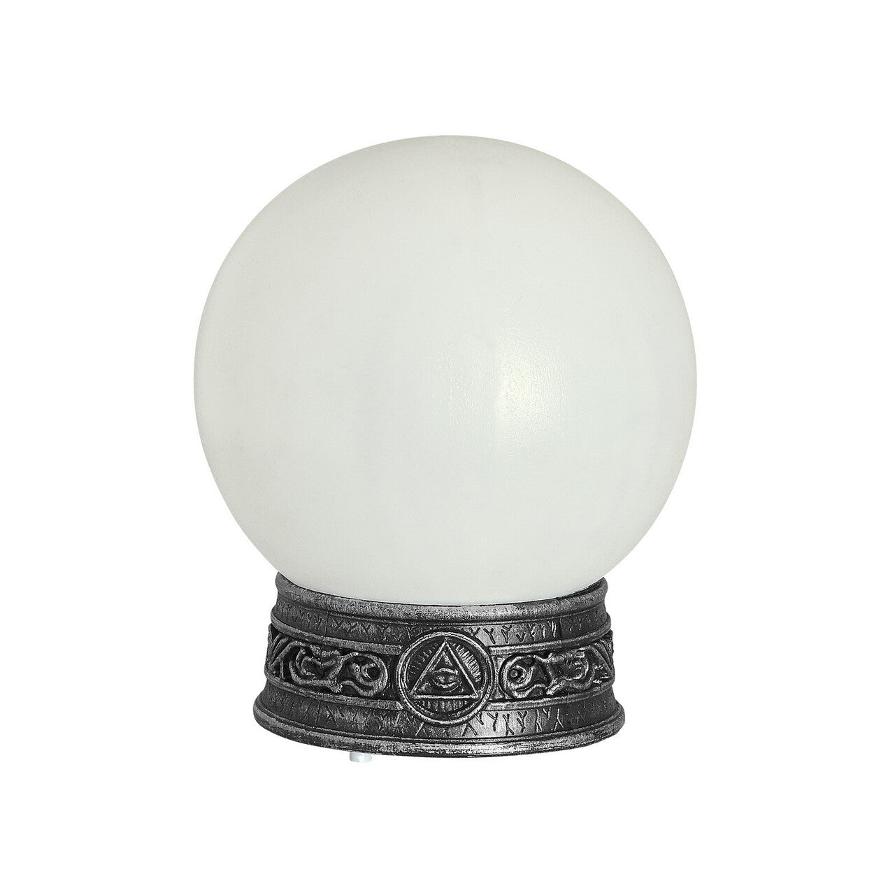 Op deze afbeelding zie je een Decoratie, van het merk Widmann. Funky Glazen Bol Met Licht En Caleidoscoop