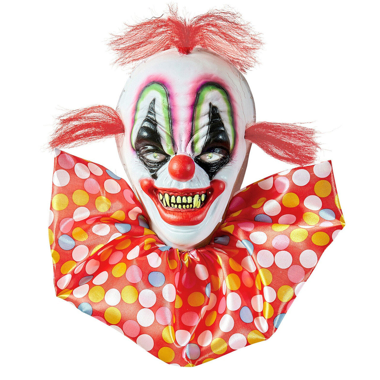 Op deze afbeelding zie je een Decoratie, van het merk Widmann. Decoratieve Horror Clown Met Veranderend Licht