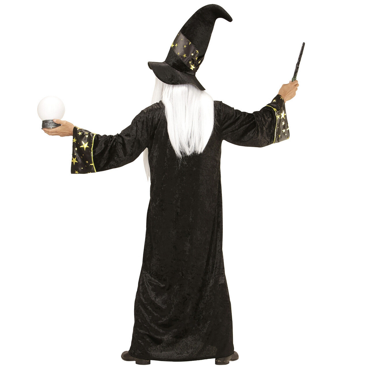 Op deze afbeelding zie je een Kostuums, van het merk Widmann. Wizzard Fantasy Tovenaar Man Kostuum