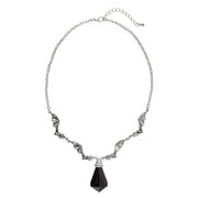 Op deze afbeelding zie je een Accessoires, van het merk Widmann. Halloween Accessoire Ketting Vleermuis Met Zwarte Steen