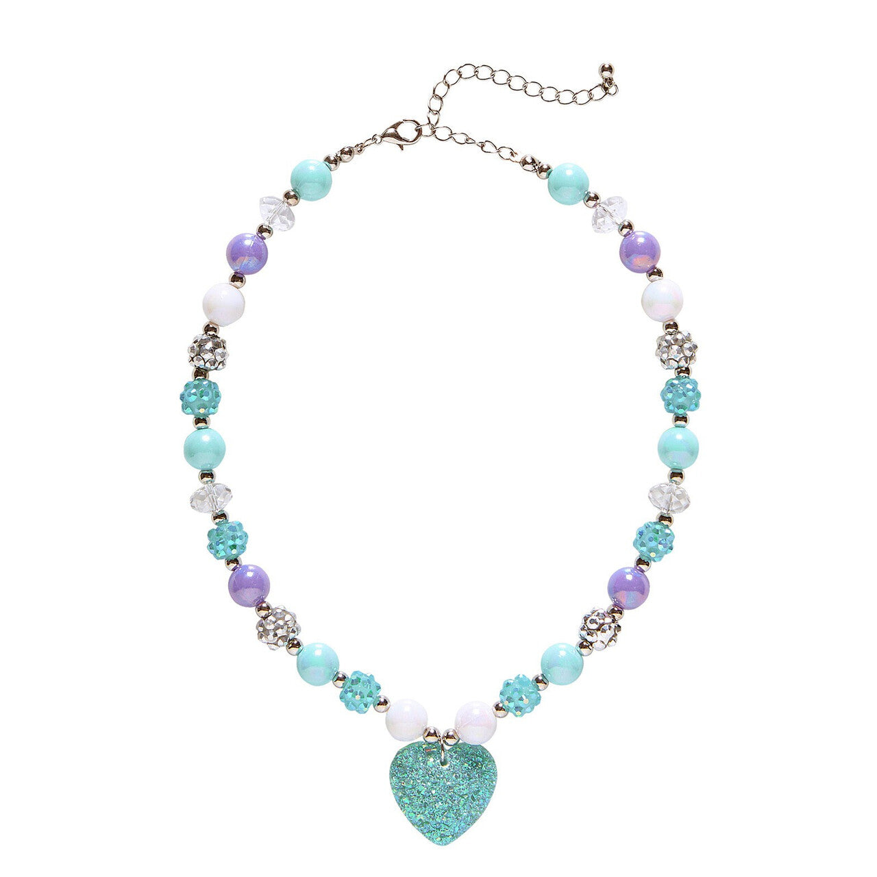 Op deze afbeelding zie je een Accessoires, van het merk Widmann. Gipsy Bedelketting Met Azuurblauw Hart