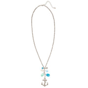 Op deze afbeelding zie je een Accessoires, van het merk Widmann. Marine Strass Ketting Anker