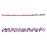 American USA Klatergoud Girlande, 2mtr