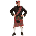 Tartan-Kerl Schottischer Charmeur Herrenkostüm