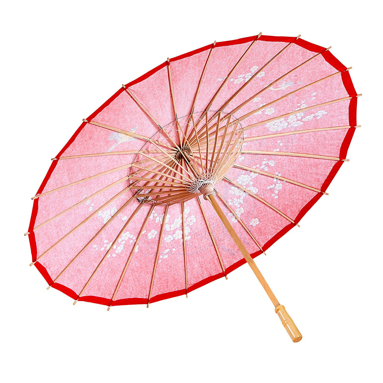 Op deze afbeelding zie je een Accessoires, van het merk Widmann. Hanjin Oosterse Paraplu Rijstpapier, Rood
