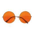 Freaky Brille, 70er Orangefarbene Glas