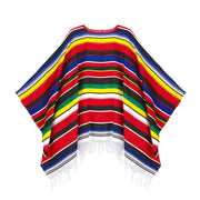 Op deze afbeelding zie je een Accessoires, van het merk Widmann. Orale Hombre Mexicaanse Poncho