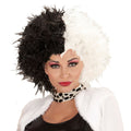 Cruella Perücke, Schwarz-Weiß