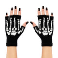 Knochige Fingerlose Handschuhe Skelett