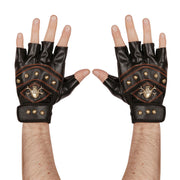 fingerlose biker handschuhe Biker Fingerlose Handschuhe Mit Nägeln ==> Fasching 365! – Feestkleding365