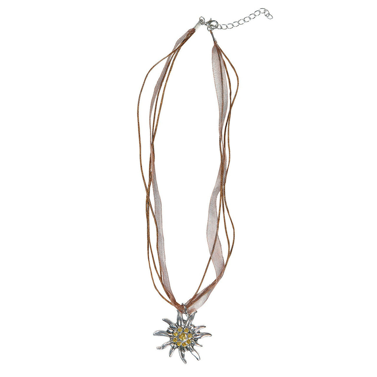 Op deze afbeelding zie je een Accessoires, van het merk Widmann. Ketting Strass Edelweiss