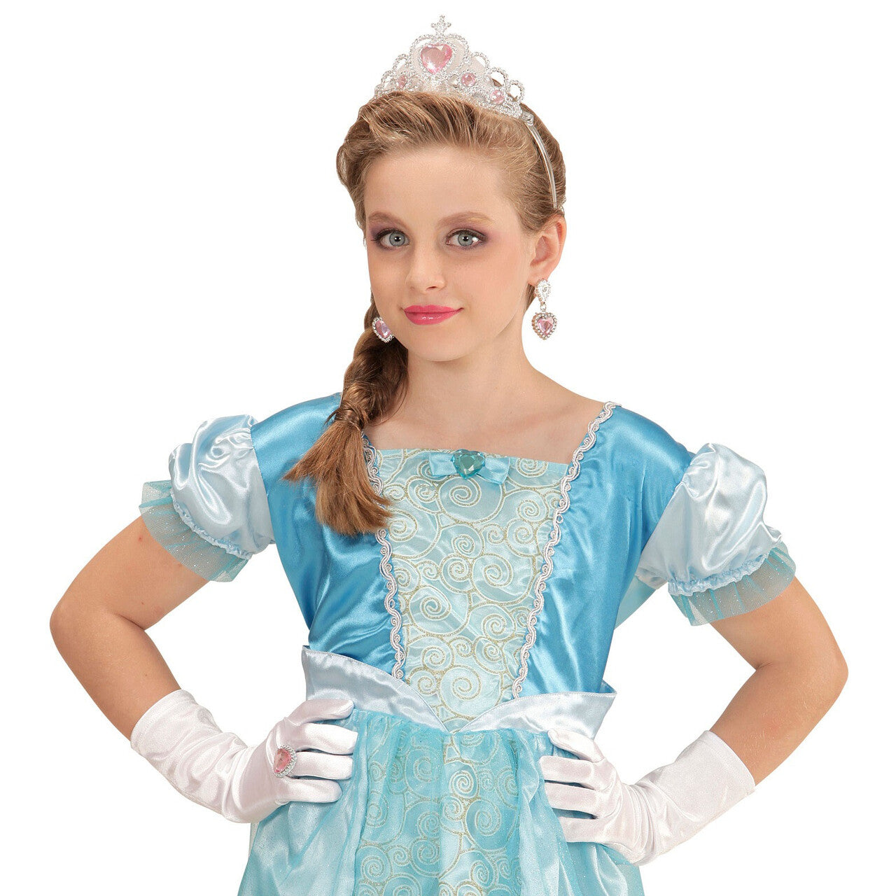Op deze afbeelding zie je een Accessoires, van het merk Widmann. Kinder Sneeuwprinses Set