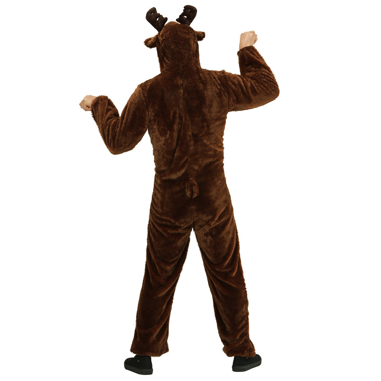 Op deze afbeelding zie je een Kostuums, van het merk Widmann. Dieren Onesie Pluche Rendier Kostuum